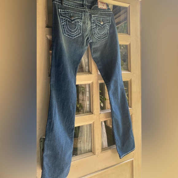 True Religion Ice Wash Straight Leg Jeans - Picture 3 of 14